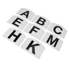 ⊹8pcs Dressage Letters Wall