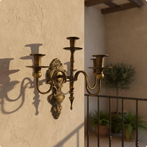 Pieces bronze wall candle - pieces,