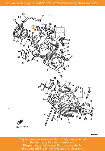 Yamaha nut 90179 12326 - yamaha, nut,