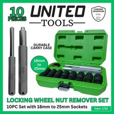 Locking Wheel Nut Remover Set