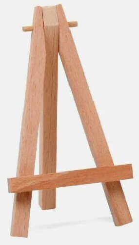 Wooden mini easel 12cm display