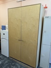 Large birch ply kitchen larder - ply,