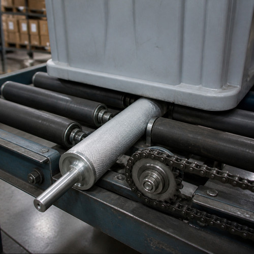 Stainless steel roller - stainless,