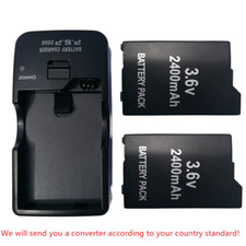 2400mAH BATTERY PACK FOR SONY PSP 3000 3001 3003 3004 lite / WALL Charger