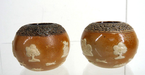 Pair antique royal doulton - of,