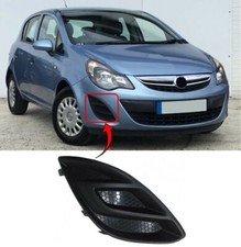 Fits Vauxhall Corsa D 2011-2014 Front Bumper Fog Grille No Lamp Hole Driver Side