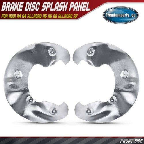 Brake disc splash panel - 2x,