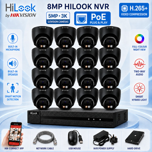 Hikvision cctv 8mp nvr - 8mp,
