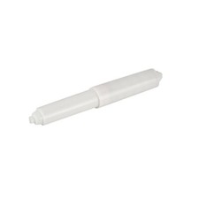 Spare Replacement Spring Loaded Toilet Roll Holder Insert Spindle in White TRRWP