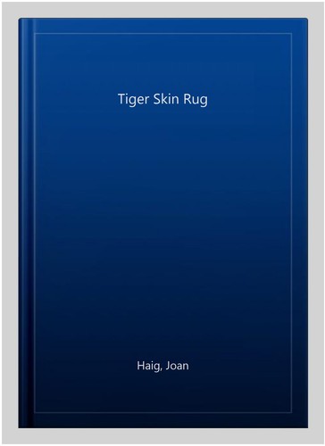 Tiger skin rug paperback - tiger, rug,