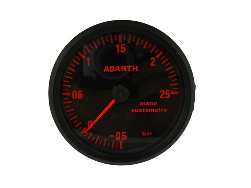 Boost pressure gauge - pressure, abarth