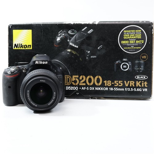 Nikon d5200 55mm vr ii - +,