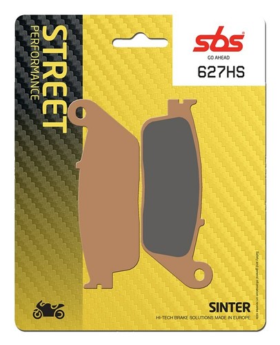 Sbs 627hs brake pads - sbs, anterior