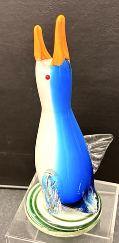 Vintage murano style sea bird - sea, bird.