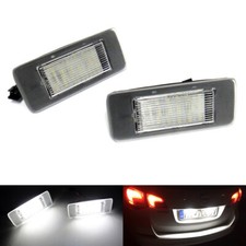 2x LED Licence Number Plate Light For Vauxhall Astra J Vectra C Estate Zafira C