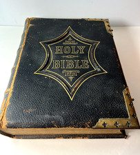 The Illustrated National Family Bible Antique Holy Bible. Rev John Eadie Large