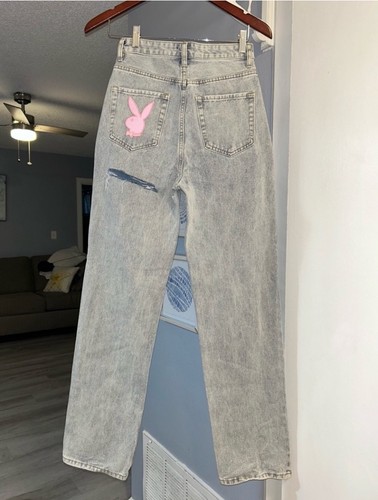 90s vintage ripped playboy - ripped,