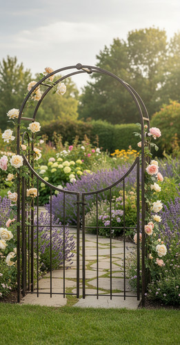 Arbor panacea arch topped - arch,