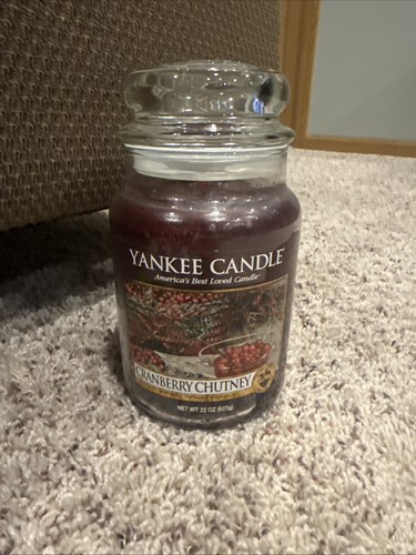 Large yankee candle cranberry - yankee,
