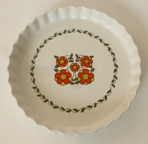 Taunton vale pottery flan - pottery,
