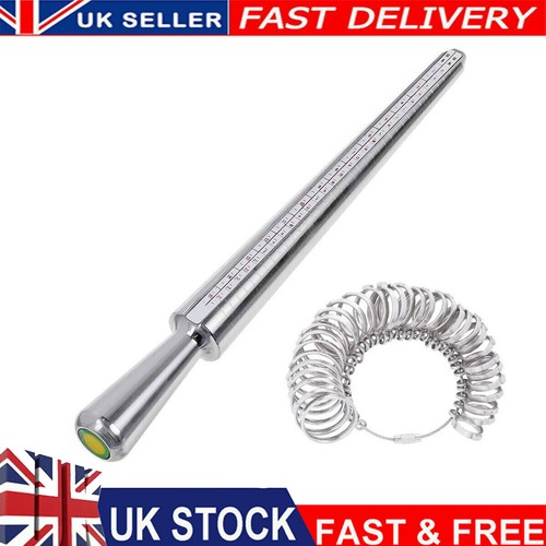Silver ring sizer mandrel - silver,