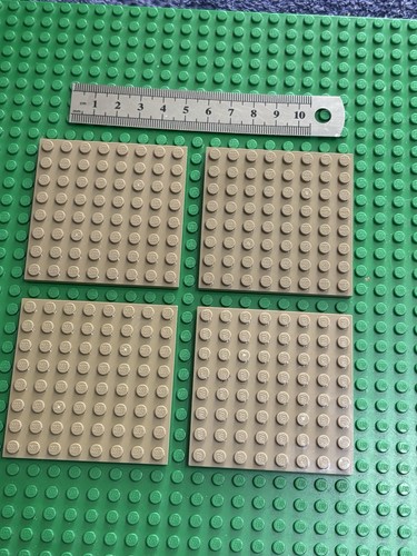 Lego large dark tan - 4x,