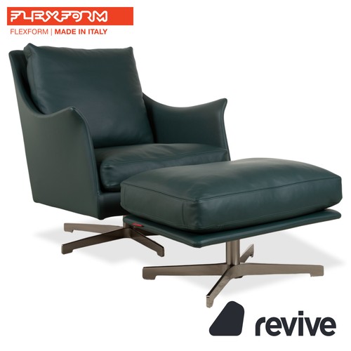 Flexform boss leather armchair - flexform,