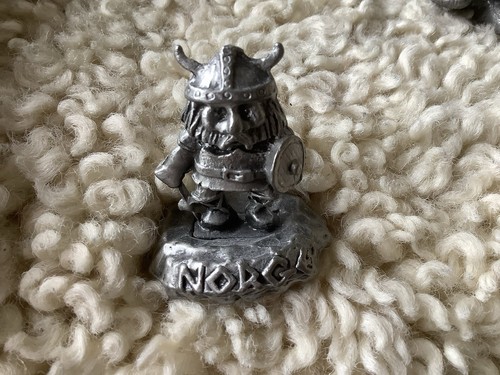 Pewter norge viking troll - pewter,