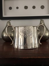 ANTIQUE SILVER PLATED SUGAR