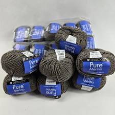 Lot 17 Skeins  Berroco Pure Merino Yarn Aran Grey  1564 Yd