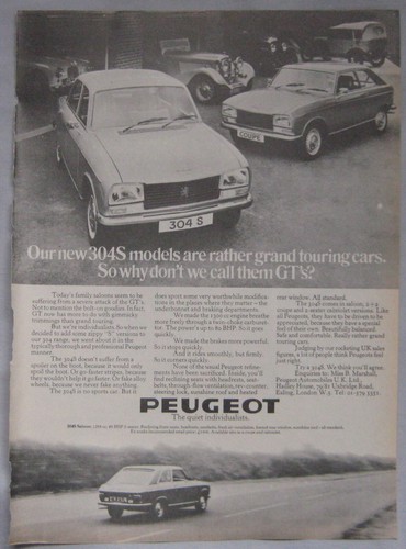1972 peugeot 304s original - 304s,
