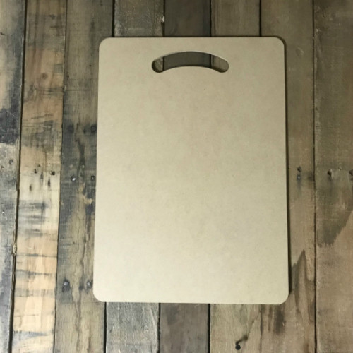 Wooden cooking board cutout - wooden,