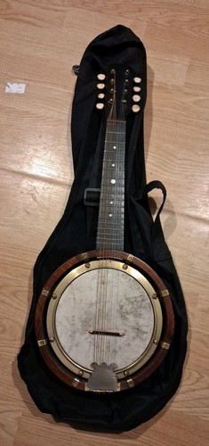 Vintage banjo mandolin - vintage,