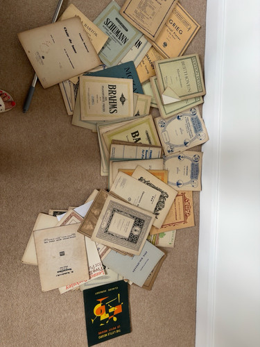 Piano sheet music bundle