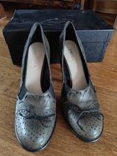 PRADA Women's High Heel Shoes, Size 39,5, Leather, Made in Italy