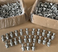 VW T5 T6 TRANSPORTER CARAVELLE FLOOR RAIL BOLTS AND NUTS FIXINGS SET-24 NEW!!!