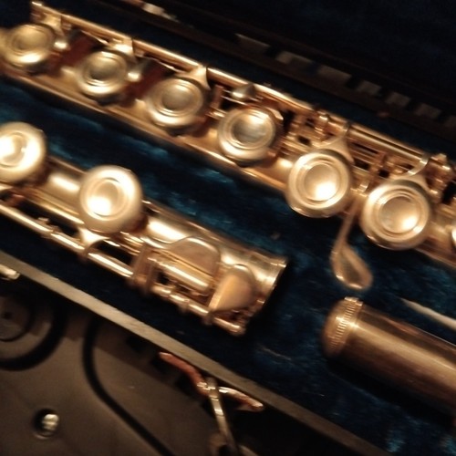 Flute metal parts silver - parts,