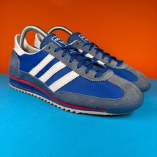 Adidas Originals SL72 Sneakers - UK6.5 - Blue Suede - Good Condition