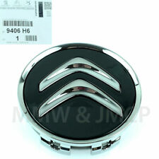 GENUINE CITROEN Berlingo DS4 Nemo C6 C8 Black Alloy Wheel Centre Caps 9406H6 x 1