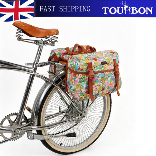 Tourbon nylon bicycle panniers - nylon,