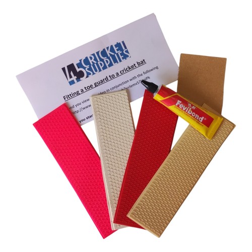 Cricket bat toe guards kit - bat, or