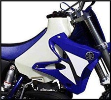02-17 YZ125/250 3.9usg WHITE, CLARKE FUEL TANK 11435