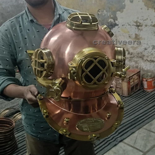 Antique brass copper - brass, navy