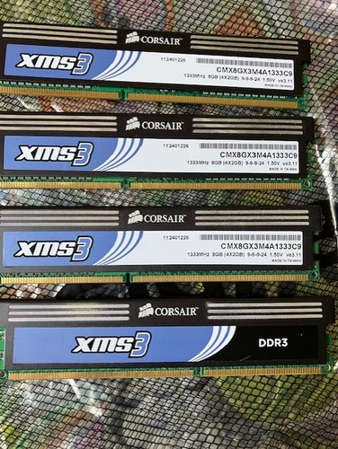 Corsair xms3 4x2gb ddr3 - xms3,