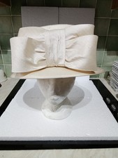 Cream/Ivory 100% Silk Hat