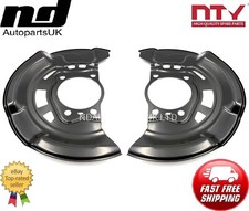 2x Front Brake Disc Dust Cover