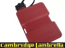 1ltr Red Petrol Fuel Can neat & small Lambretta Vespa Scooter Car Van Mower