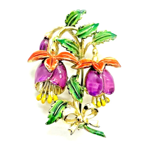 Vintage exquisite enamel - vintage,