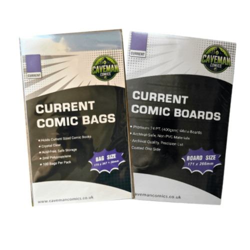 Modern comic bags and - and, backing