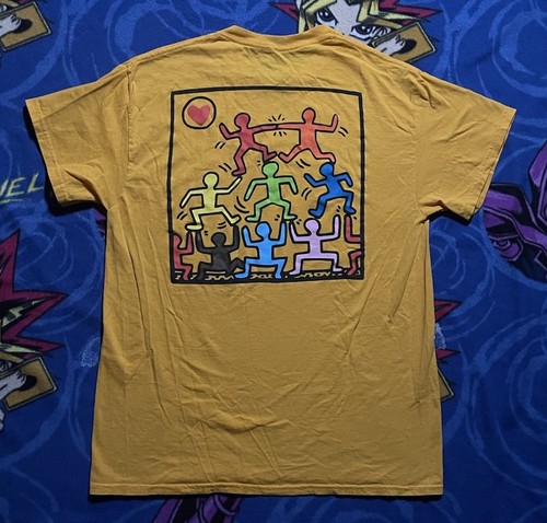 Keith haring yellow - keith, t-shirt